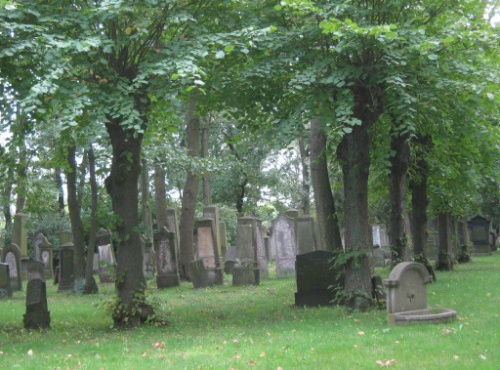 Grabsteine auf dem alten jüdischen Friedhof in Stellingen-Langenfelde