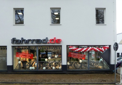fahrrad.de Neueröffnung am 12. April 2019 im Stellinger Hof.